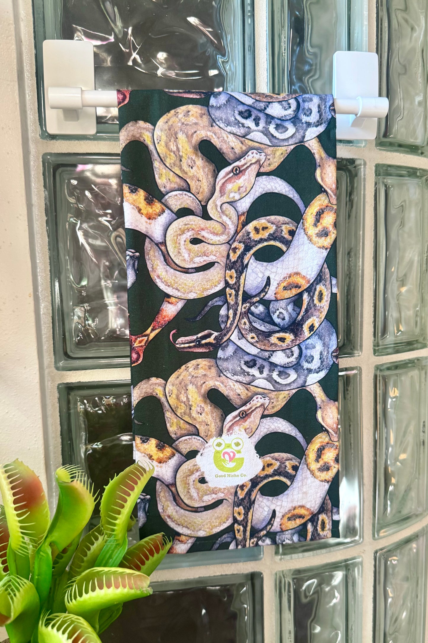 Ball Python Pattern Tea Towel
