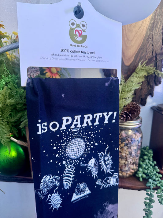 isoPARTY! Tea Towel