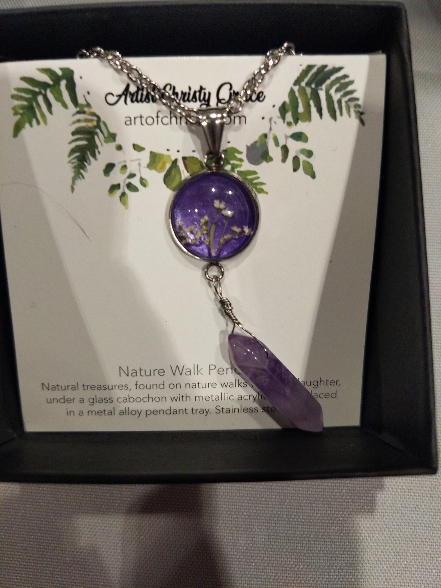 Nature Walk Pendant (Stone or Prism)