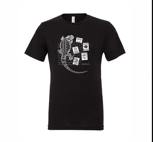 Bearded Dragon - 100% Cotton Unisex T-shirt