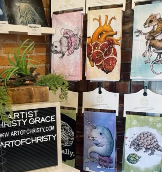 Art of Christy Tea Towel